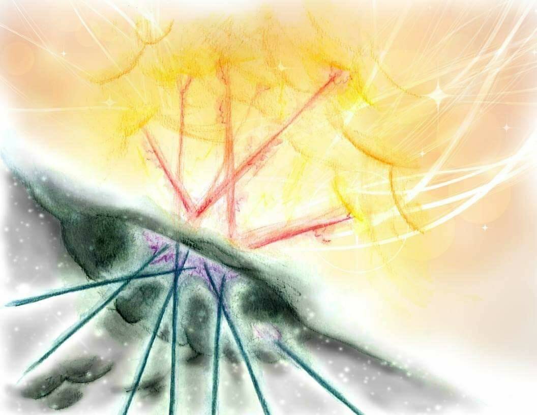 "Duality" Dreamy Abstract Art Print