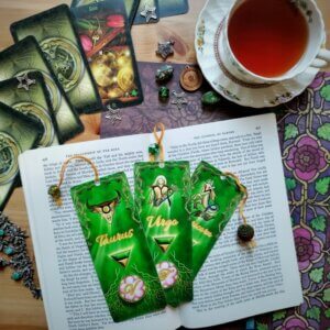 Taurus Virgo Capricorn Monogram Bookmark