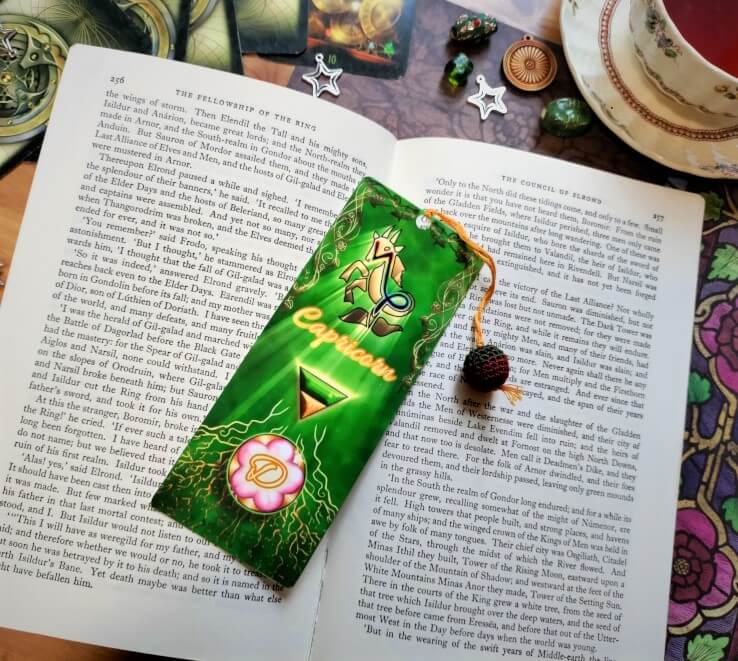 Taurus Virgo Capricorn Monogram Bookmark - Image 4