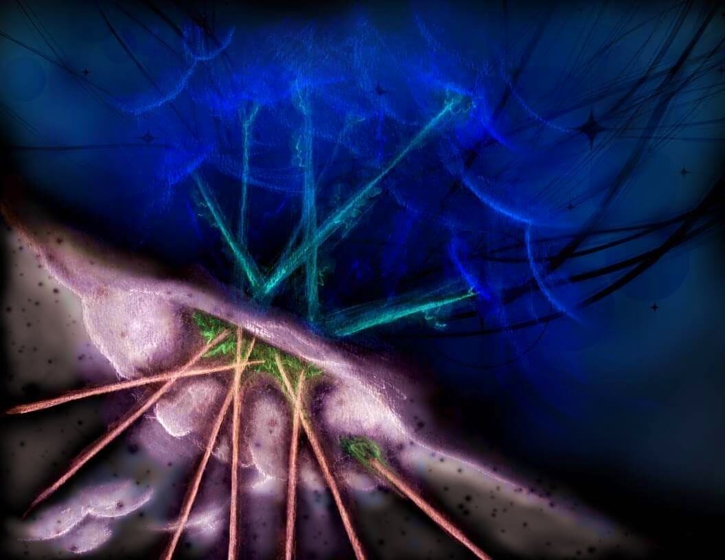 "Darkside" Moody Abstract Fine Art Print