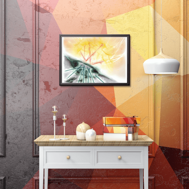 "Duality" Dreamy Abstract Art Print - Image 2