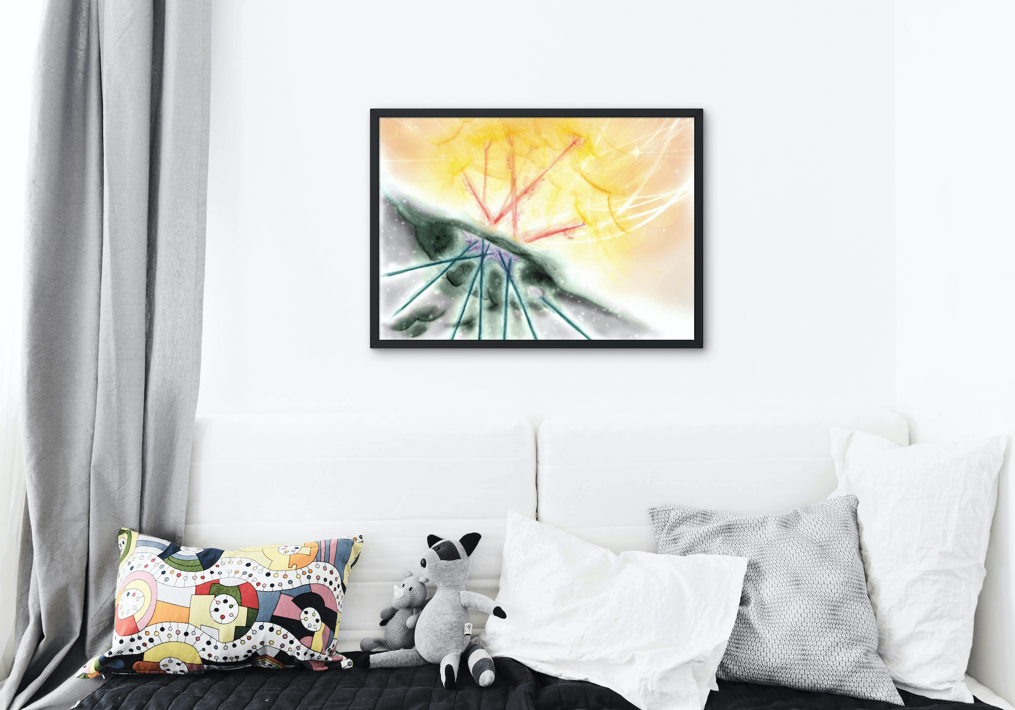 "Duality" Dreamy Abstract Art Print - Image 3