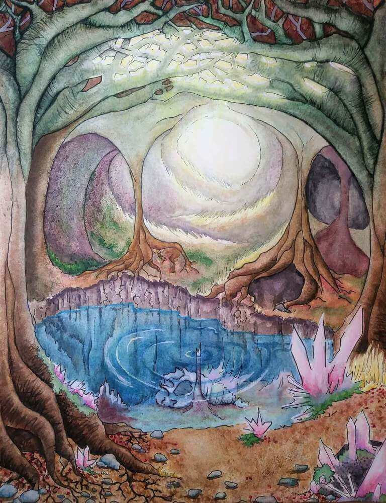 "Underworld II" Fantasy Art Print